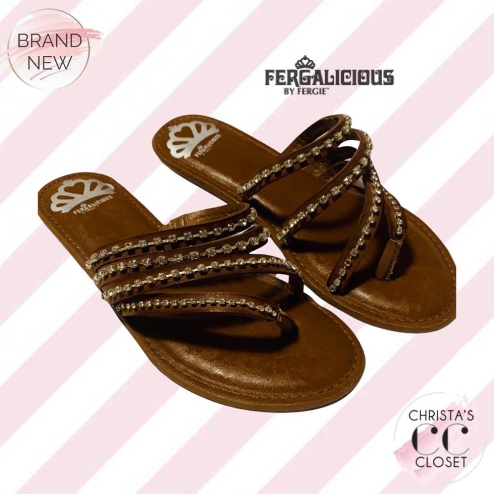 🌹NWT Fergalicious Genuine Leather Sandals